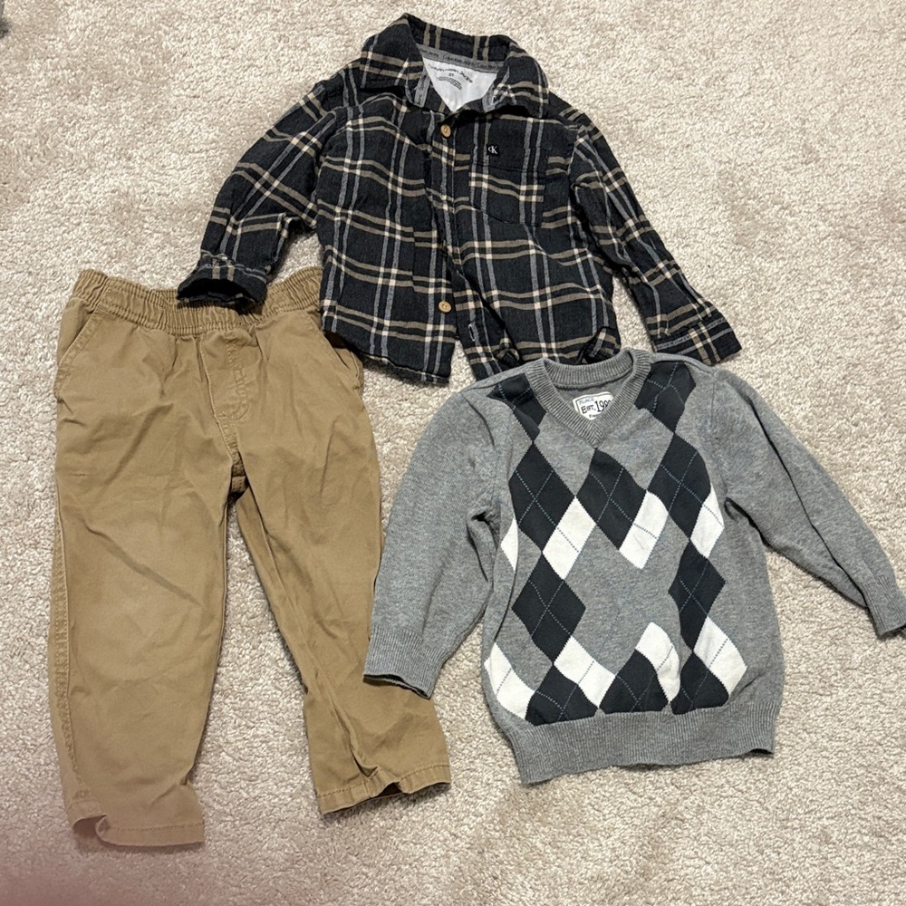 Plaid Black and Gray Kids Shirt by [Brand]